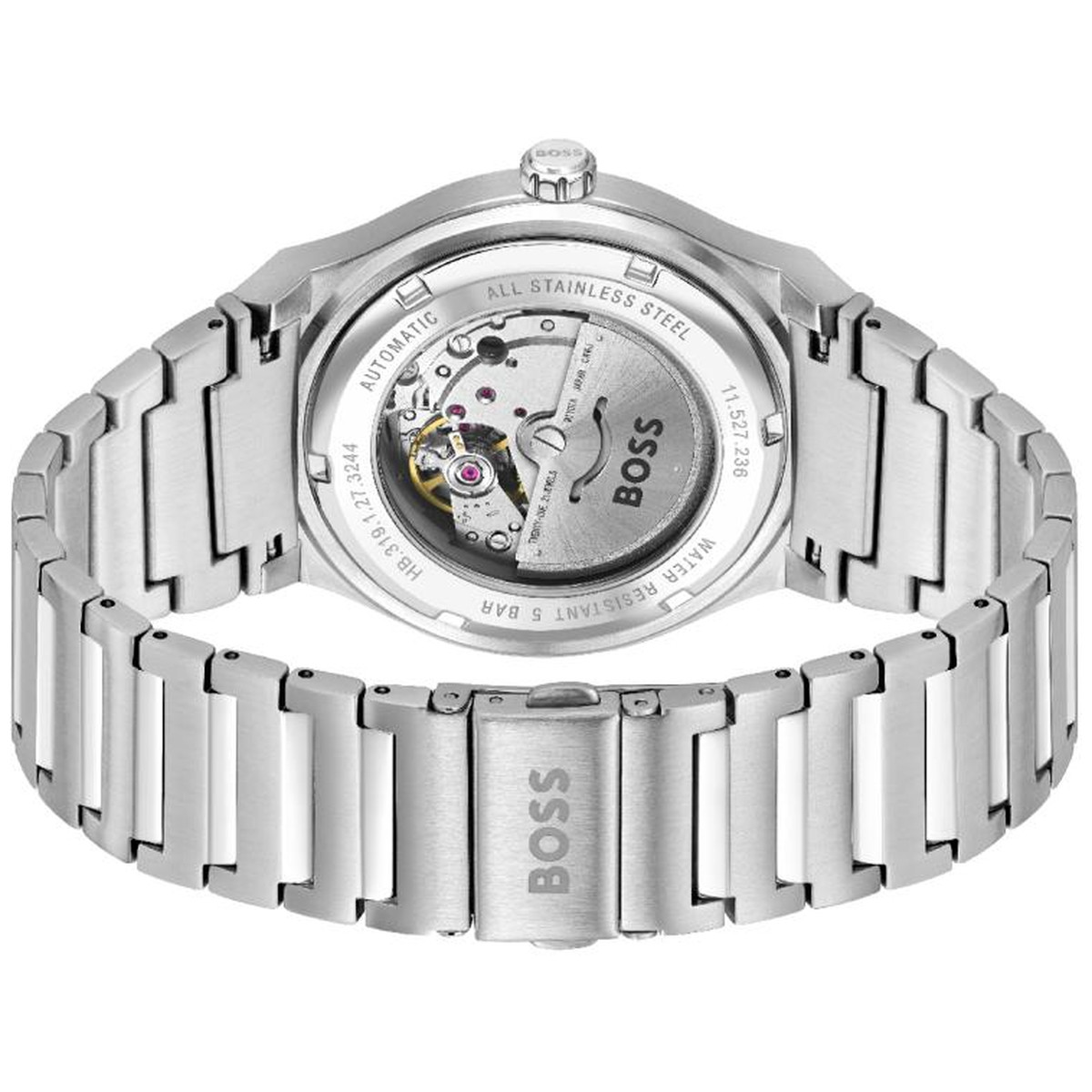 Montre BOSS candor auto homme bracelet acier - vue 3