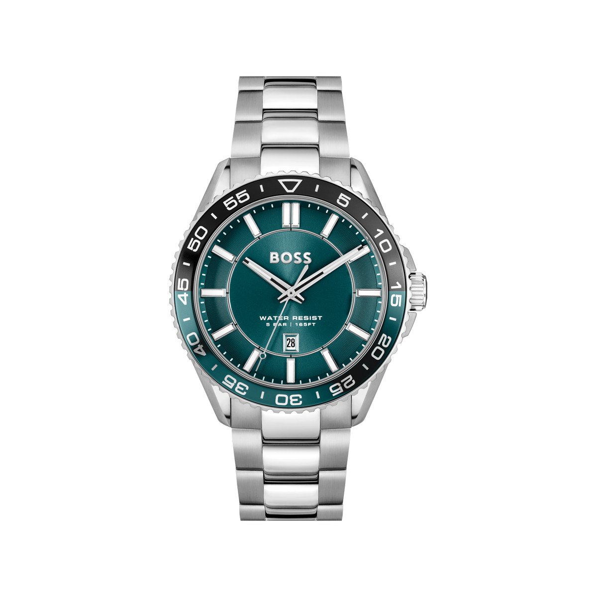 Montre BOSS runner homme bracelet acier