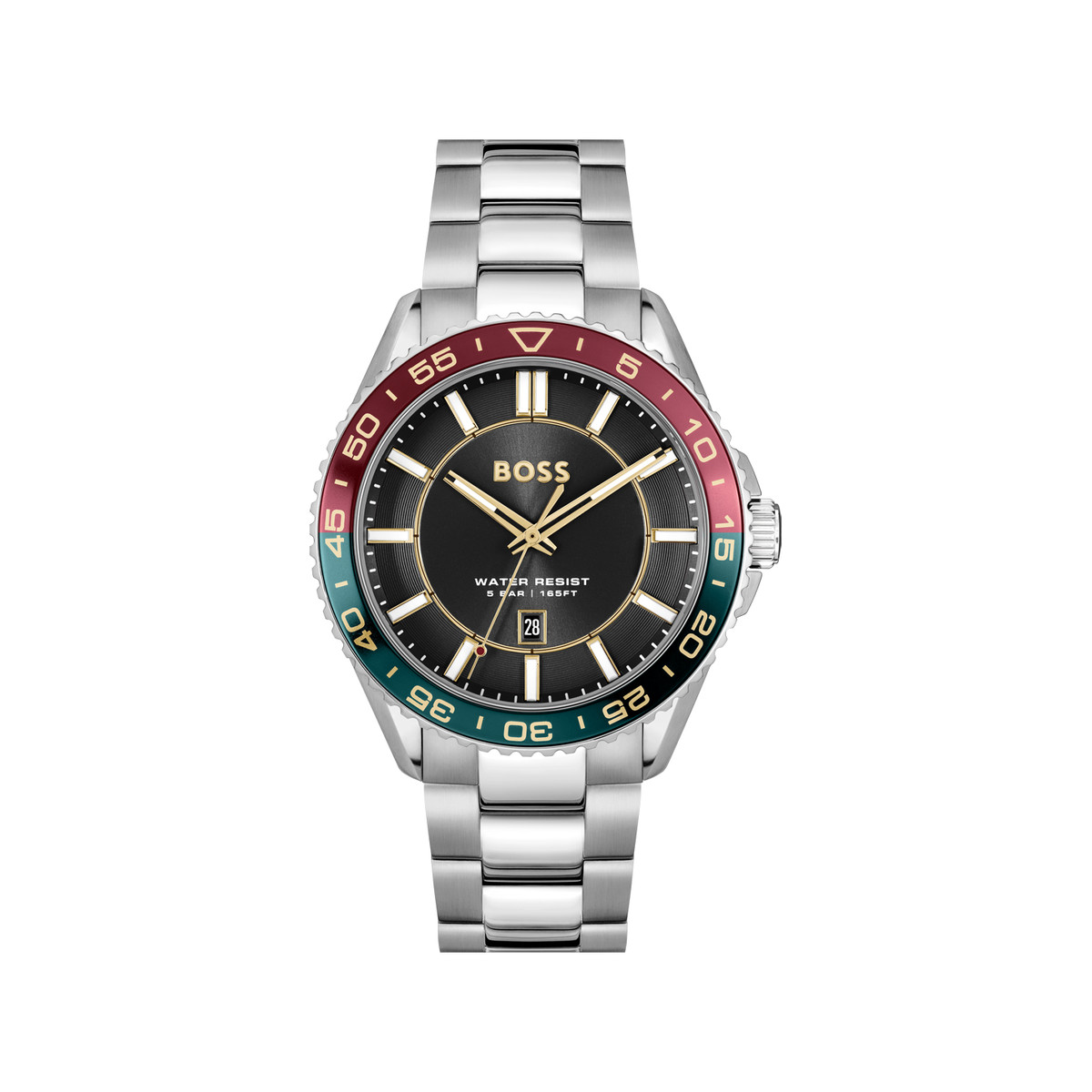 Montre BOSS runner homme bracelet acier