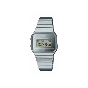 CASIO men's watch with silver stainless steel bracelet