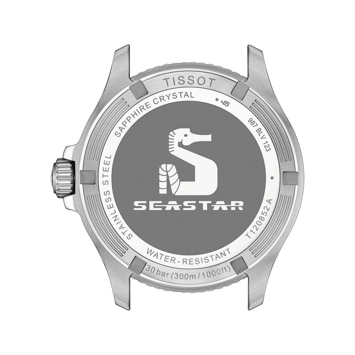 Montre TISSOT T-SPORT SEASTER 1000 GMT homme cadran noir bracelet acier inoxydable - vue 3