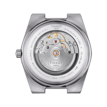 Montre TISSOT T-CLASSIC PRX POWERMATIC 80 homme automatique cadran bleu bracelet acier inoxydable