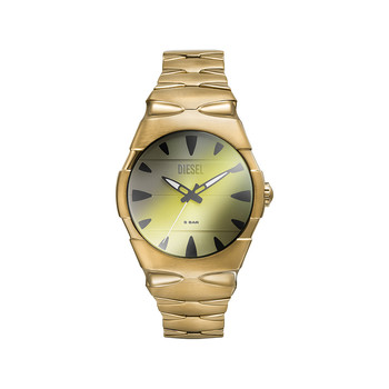 Montre DIESEL d-sruptor homme bracelet acier inoxydable doré