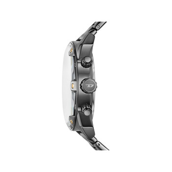 Montre DIESEL spiked homme bracelet acier inoxydable gris anthracite