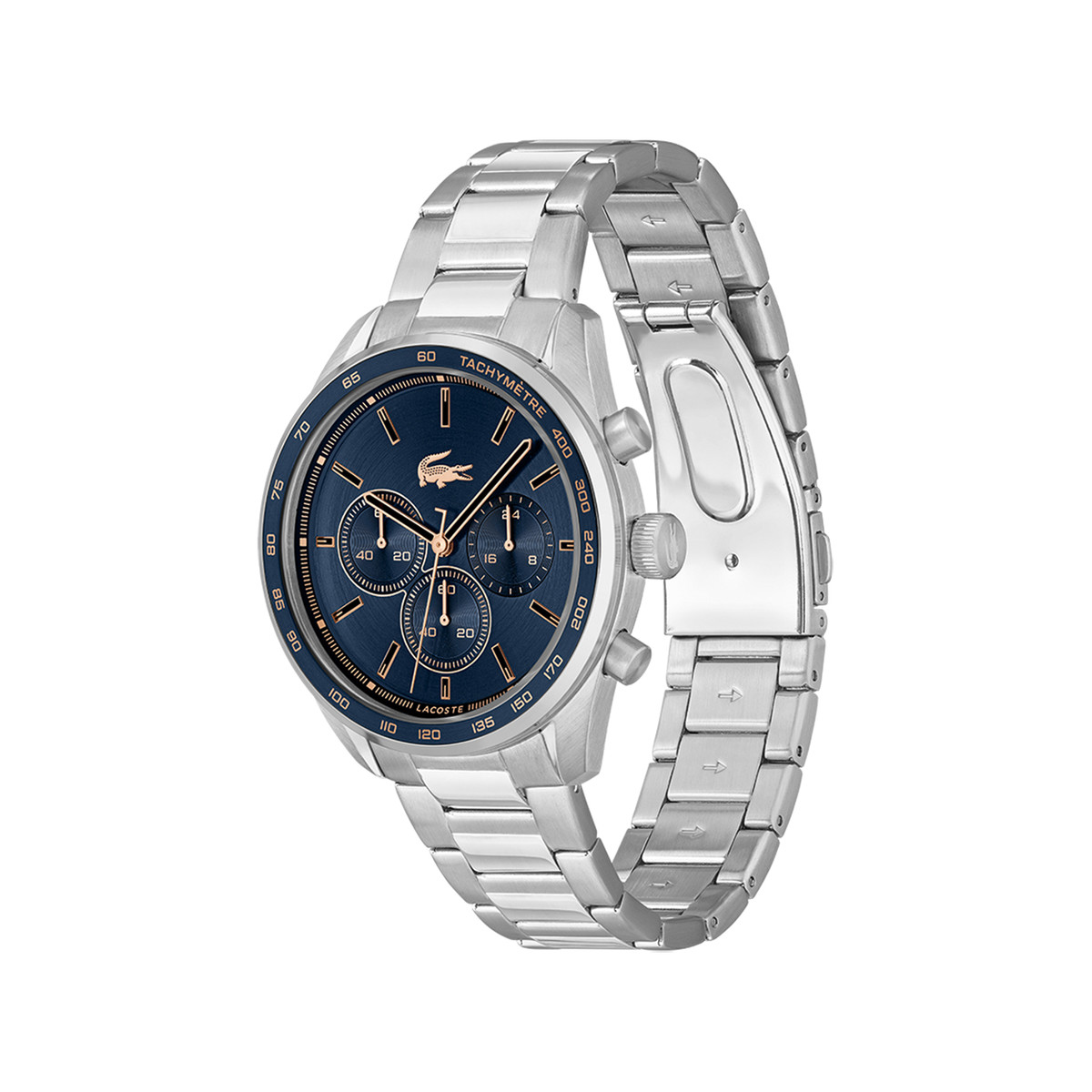 Montre LACOSTE boston homme bracelet acier - vue 2