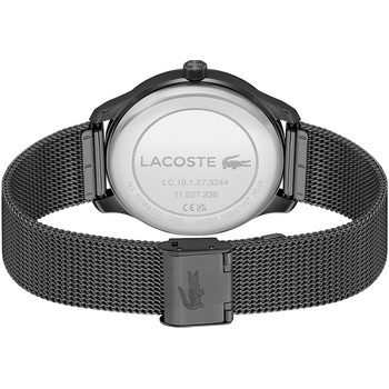 Montre LACOSTE LISBON homme bracelet acier gris anthracite