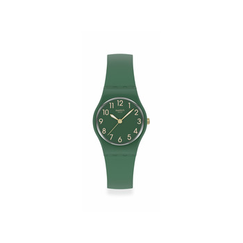 Montre SWATCH essentials homme bracelet matériau biosourcé vert