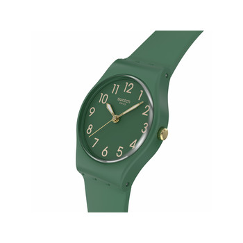 Montre SWATCH essentials homme bracelet matériau biosourcé vert