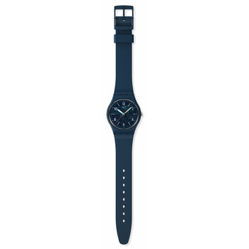 Montre SWATCH essentials homme bracelet matériau biosourcé bleu