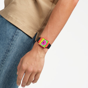 Montre SWATCH break free homme bracelet matériau biosourcé noir