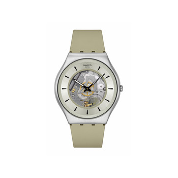 Montre SWATCH holiday collection homme bracelet silicone beige