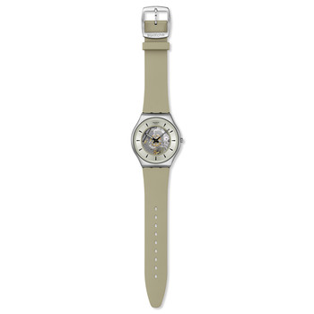 Montre SWATCH holiday collection homme bracelet silicone beige