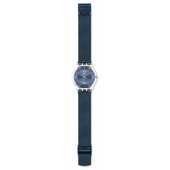 Montre SWATCH essentials homme bracelet acier inoxydable bleu