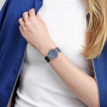 Montre SWATCH essentials homme bracelet acier inoxydable bleu