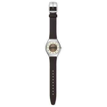 Montre SWATCH holiday collection homme bracelet silicone brun