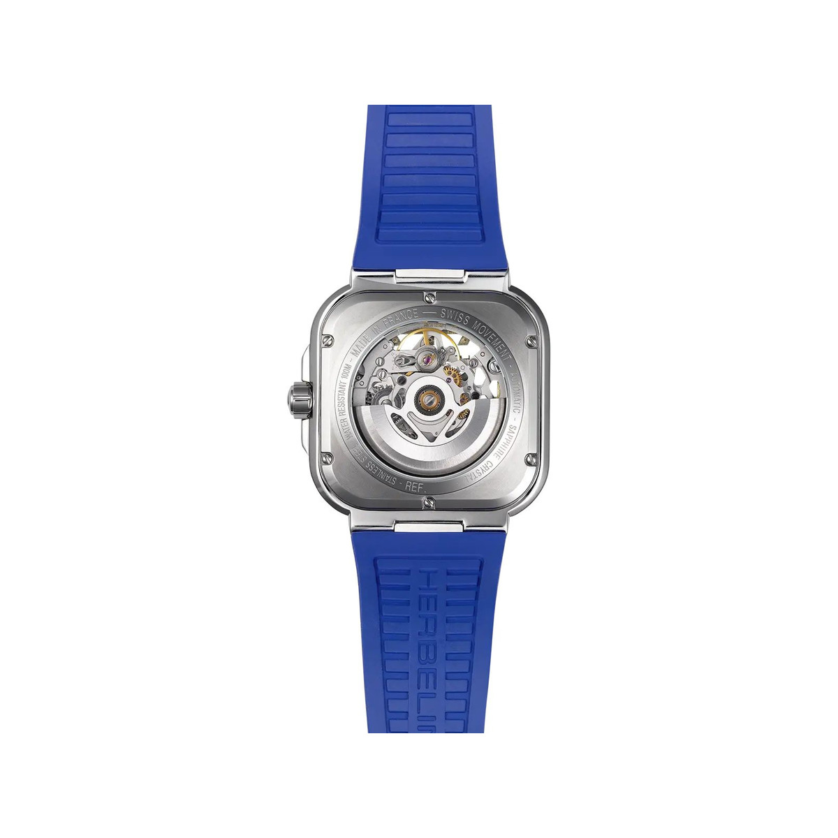 Montre MICHEL HERBELIN cap camarat homme bracelet caoutchouc - vue 3