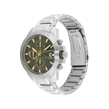 Montre TOMMY HILFIGER Jameson homme cadran vert bracelet acier