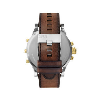 Montre DIESEL mr. daddy 2.0 homme bracelet cuir marron