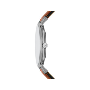 Montre FOSSIL minimalist homme bracelet cuir marron