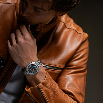 Montre FOSSIL machine homme bracelet acier inoxydable argent