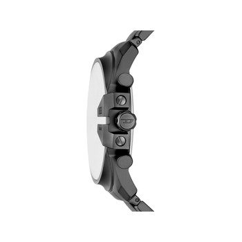 Montre DIESEL mega chief slim homme bracelet acier inoxydable gris anthracite