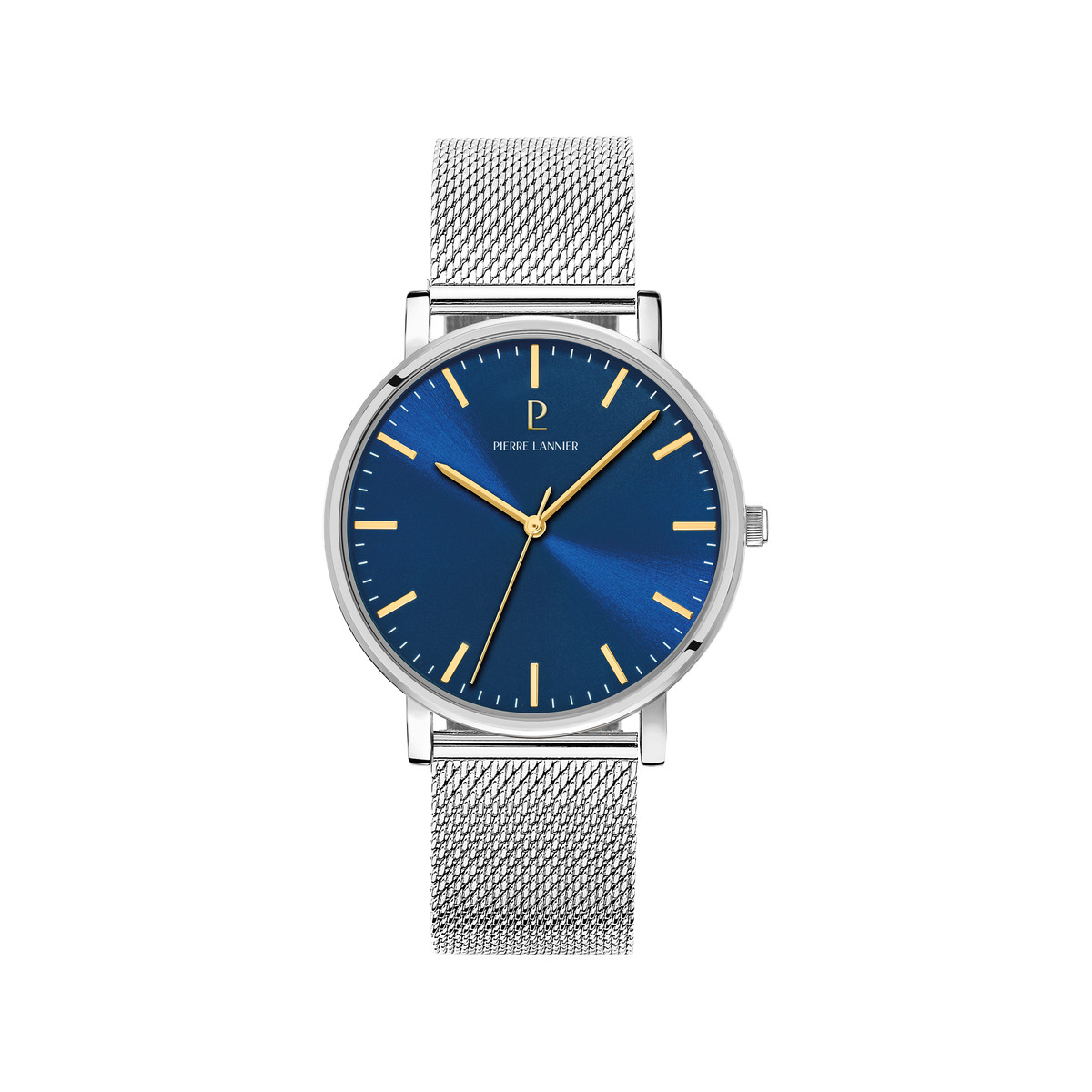 Montre PIERRE LANNIER essential homme bracelet acier gris