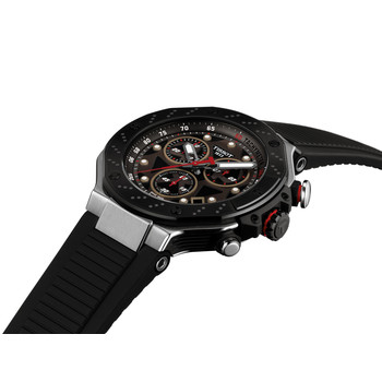 Montre TISSOT T-SPORT T-RACE MOTOGP 2025 homme cadran noir bracelet synthétique noir