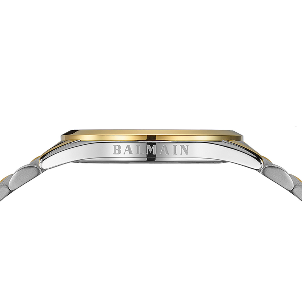 Montre BALMAIN classic r homme bracelet acier inoxydable bicolore jaune - vue D2