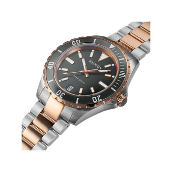 Montre BALMAIN ophrys homme bracelet acier inoxydable bicolore rose