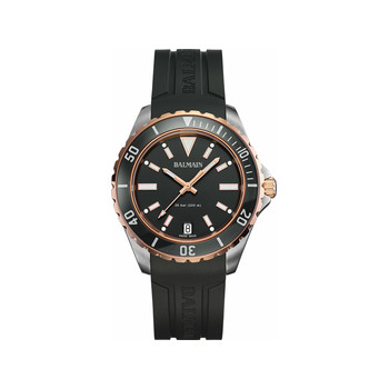 Montre BALMAIN ophrys homme bracelet caoutchouc gris