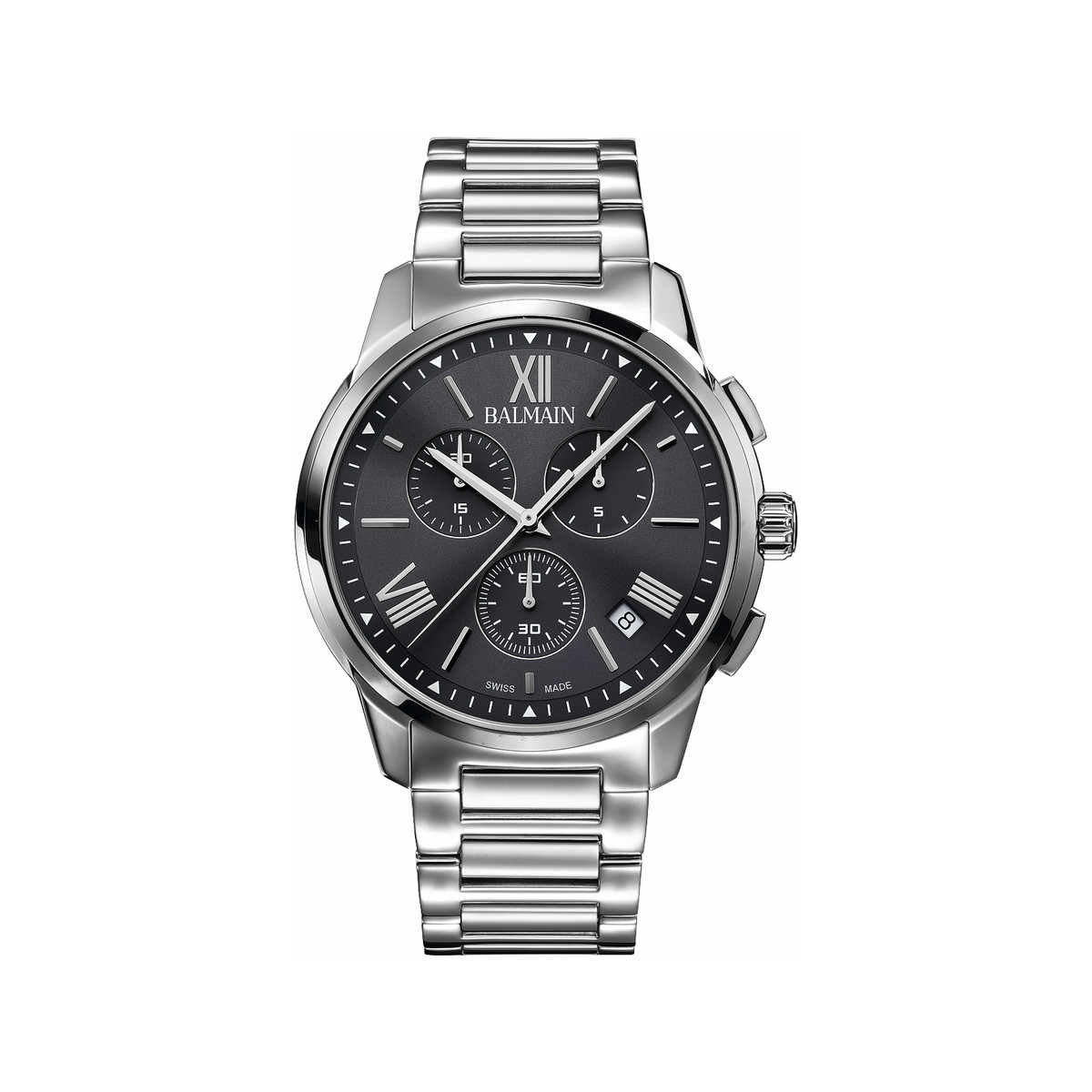 Montre BALMAIN madrigal homme bracelet acier inoxydable gris