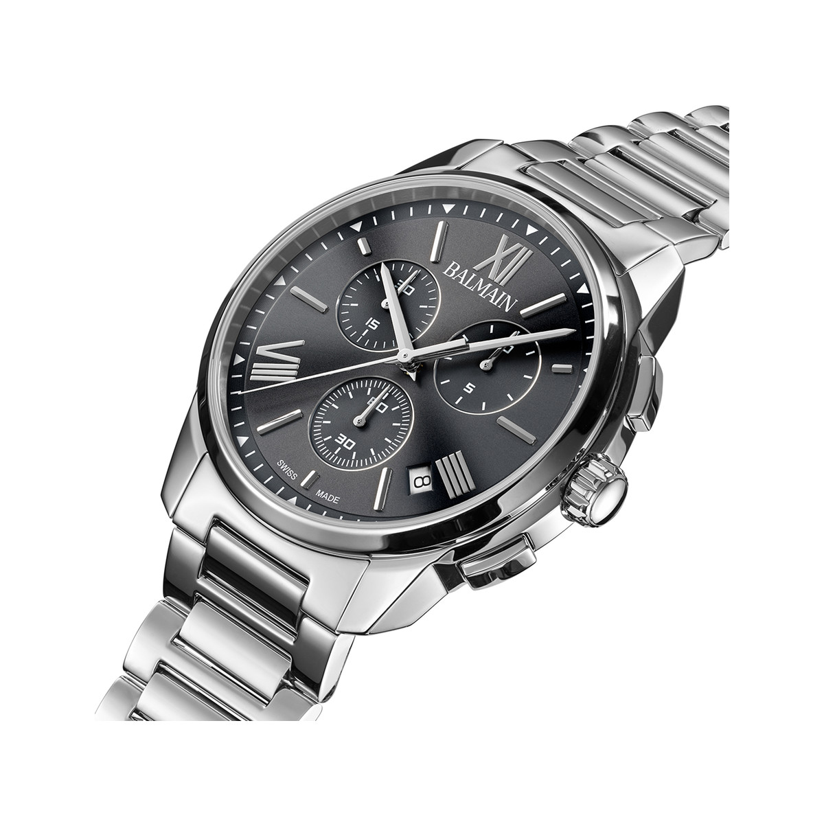 Montre BALMAIN madrigal homme bracelet acier inoxydable gris - vue 2