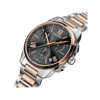 Montre BALMAIN madrigal homme bracelet acier inoxydable bicolore rose