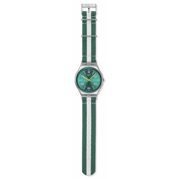 Montre SWATCH essentials homme cadran vert bracelet textile vert