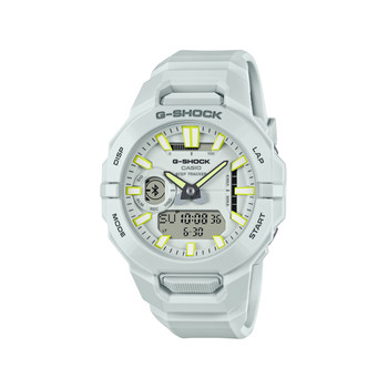 Montre G-SHOCK G-squad homme cadran blanc bracelet resine blanc