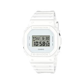 Montre G-SHOCK Origine série dw-5600 homme cadran blanc bracelet resine blanc