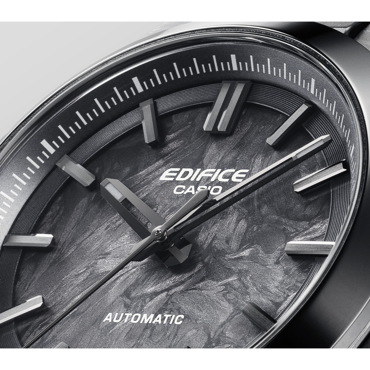 Montre EDIFICE homme cadran noir bracelet resine noir - vue D2