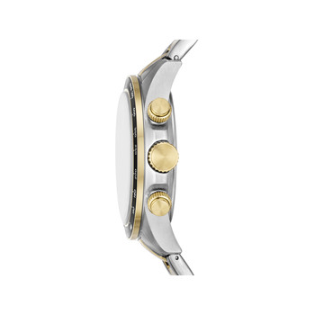 Montre FOSSIL autocross homme bracelet acier inoxydable bicolore