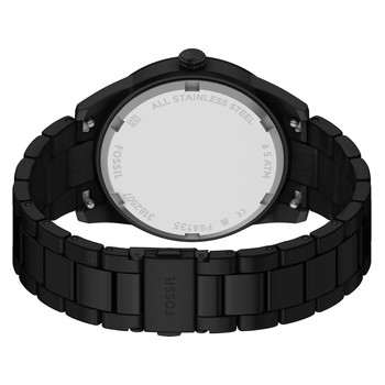 Montre FOSSIL pearson homme bracelet acier inoxydable noir