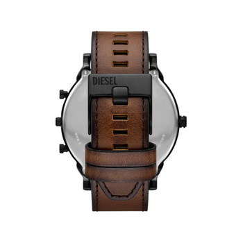 Montre DIESEL slim mr daddy homme bracelet cuir marron