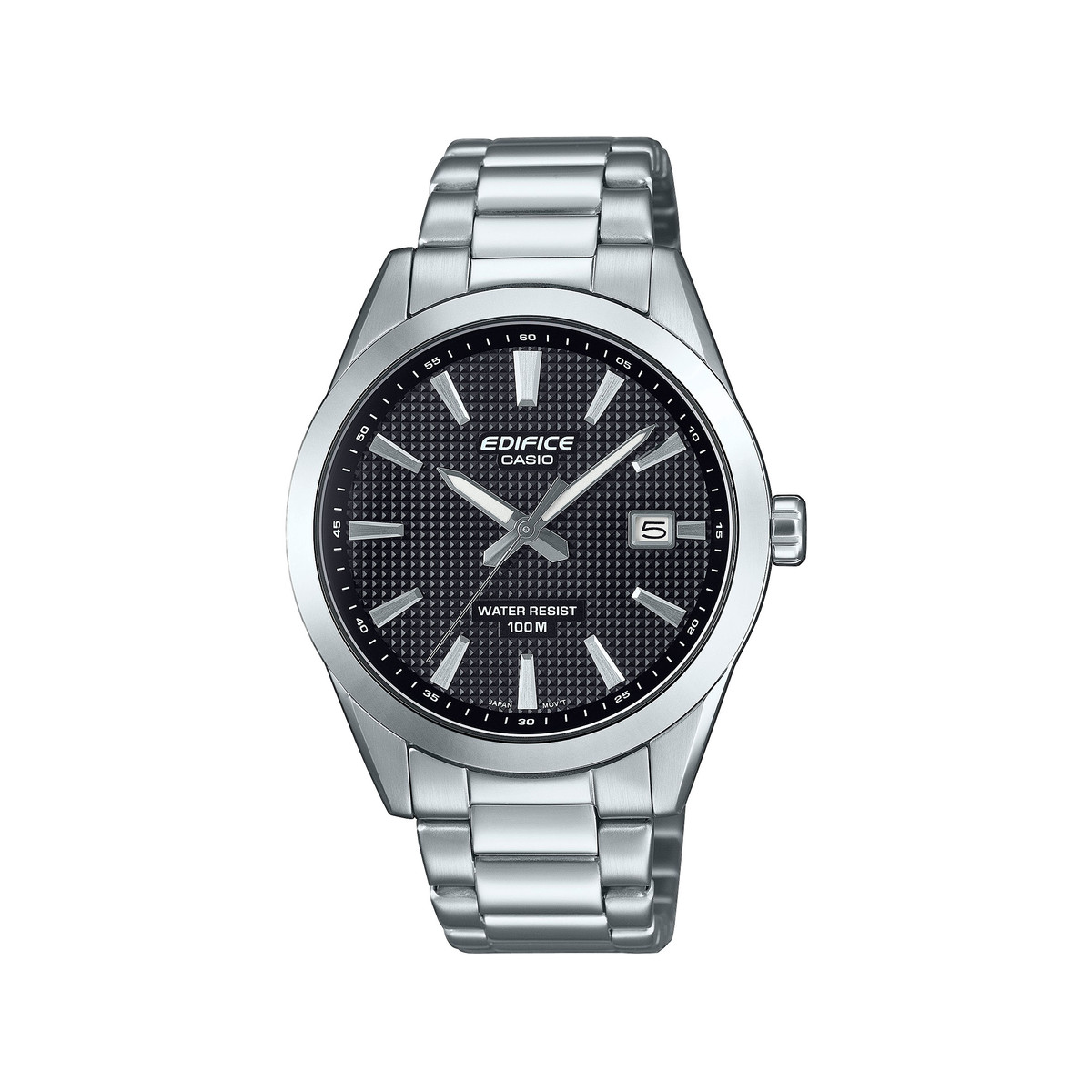 Montre EDIFICE homme cadran noir bracelet acier
