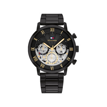 Montre TOMMY HILFIGER legend homme bracelet acier inoxydable noir