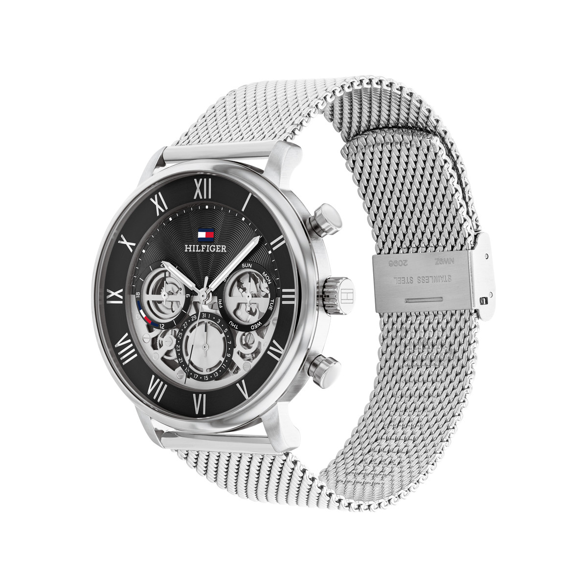Montre TOMMY HILFIGER legend homme bracelet acier inoxydable gris - vue 2