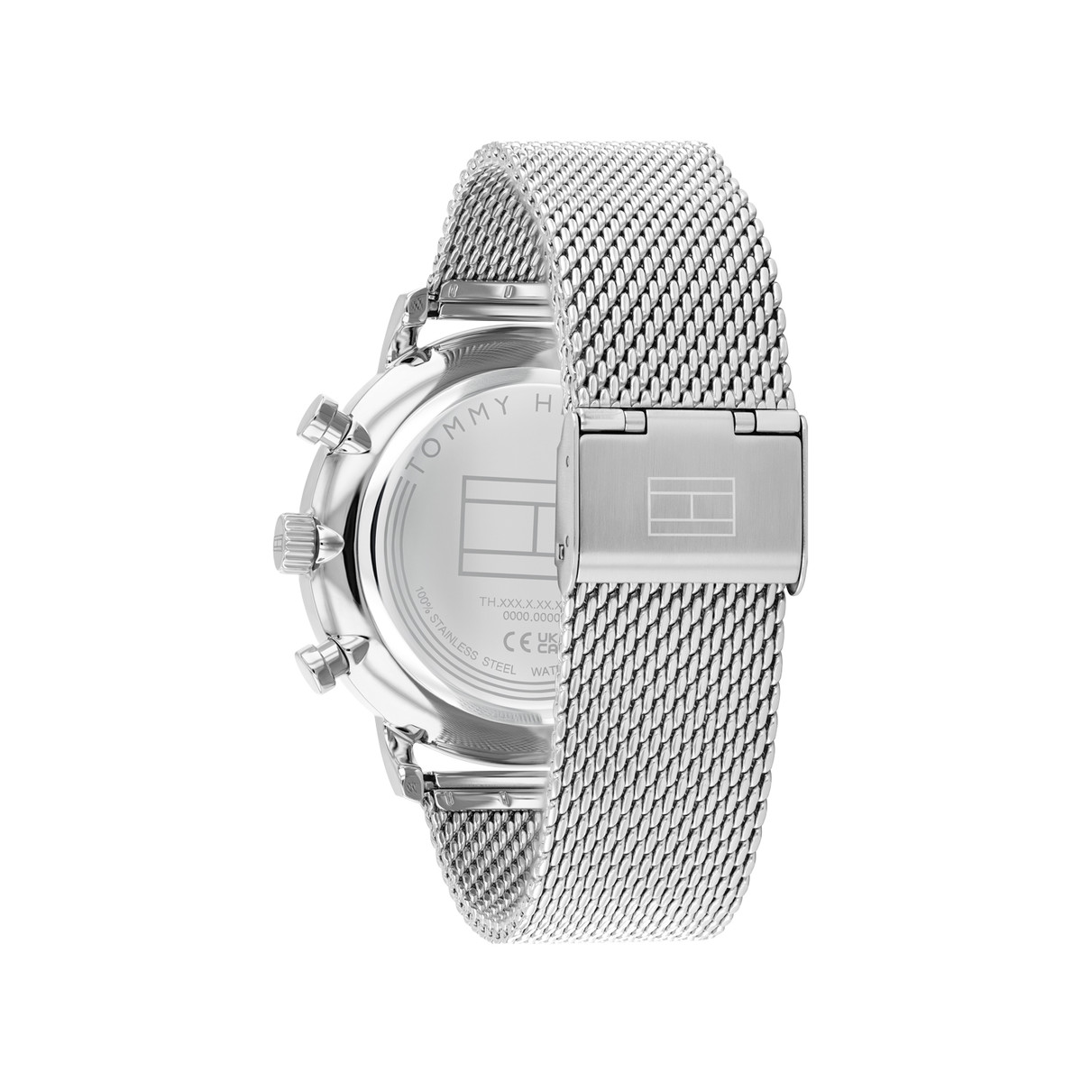 Montre TOMMY HILFIGER legend homme bracelet acier inoxydable gris - vue 3