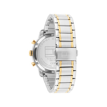 Montre TOMMY HILFIGER th-oxford homme bracelet acier inoxydable bicolore jaune