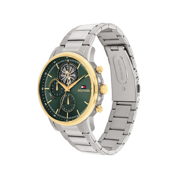 Montre TOMMY HILFIGER stewart homme bracelet acier inoxydable gris