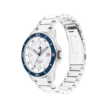 Montre TOMMY HILFIGER remy homme bracelet acier inoxydable gris