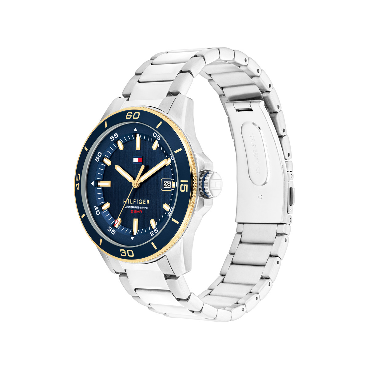 Montre TOMMY HILFIGER remy homme bracelet acier inoxydable gris - vue 2