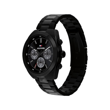 Montre TOMMY HILFIGER hudson homme bracelet acier inoxydable noir