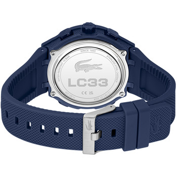 Montre LACOSTE lc33 homme bracelet silicone bleu